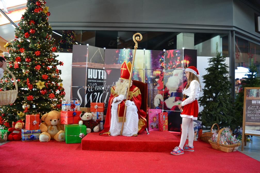 Mikołajki w CH Huta