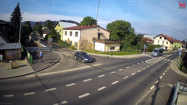 Droga ze Świnnej do Korbielowa.