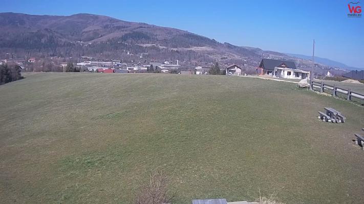 Widok z Bacówki na Bukowinie w Węgierskiej Górce